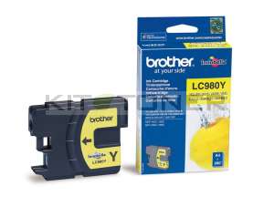 Brother LC980Y - Cartouche d'encre d'origine jaune