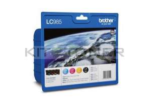 Brother LC985VALBP - Pack de 4 cartouches d'encre LC985VALBP