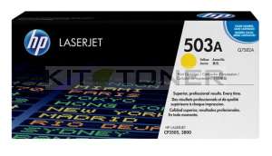 HP Q7582A - Cartouche de toner d'origine jaune