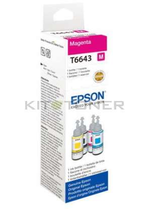 Epson T6643 - Recharge d'encre magenta originale