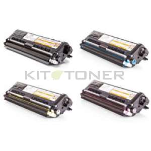 Brother TN910 - Pack de 4 cartouches de toner compatibles