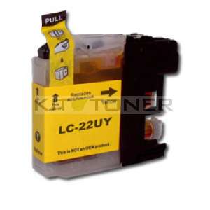 Brother LC22UY - Cartouche compatible d'encre jaune