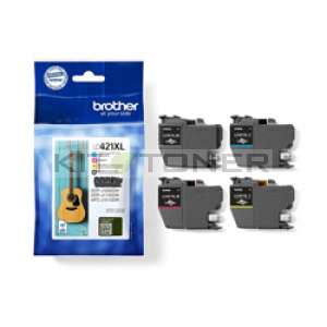 Brother LC421XL - Pack de 4 cartouches d'encre d'origine LC421XL