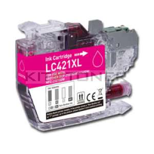 Brother LC421XLM - Cartouche encre magenta compatible Brother LC421XLM