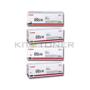  Canon 055H - Pack de 4 toners originaux