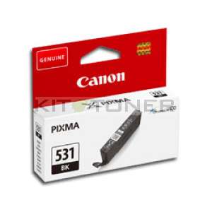 Canon CLI531BK - Cartouche encre origine noire 6118C001