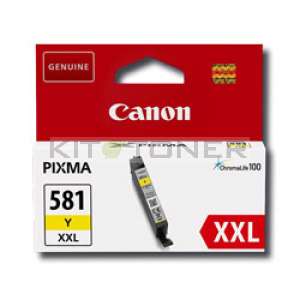Canon CLI581YXXL - Cartouche d'encre jaune Canon CLI581Y XXL