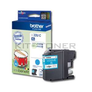 Brother LC22UC - Cartouche d'encre cyan LC22UC 