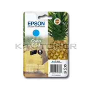 Epson 604 - Cartouche d'encre cyan d'origine