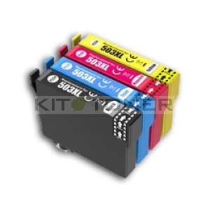 Epson 503XL - Pack 4 cartouches d'encres compatibles