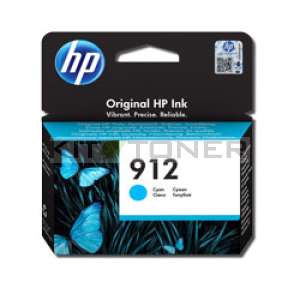 HP 912 - Cartouche d'encre cyan origine HP 912