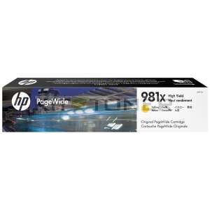 HP 981X - Cartouche d'encre jaune de marque 981X