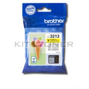 Brother LC3213Y - Cartouche d'encre jaune origine Brother LC3213Y