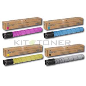 Pack de quatre toners Konica TN321