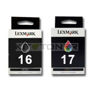 Lexmark 80D2126 - Pack de 2 cartouches d'encre compatible