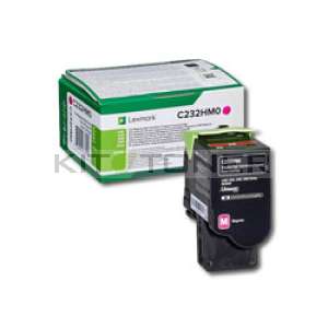 Lexmark C2320M- Cartouche de toner magenta C2320M