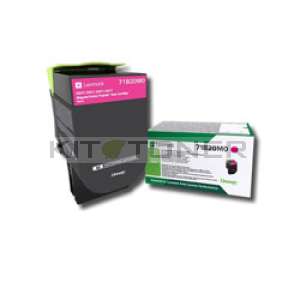 Toner Lexmark 71B20M0 - Cartouche de toner magenta original