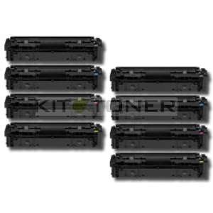 HP 203X - Pack de 8 cartouches de toner compatibles 203X