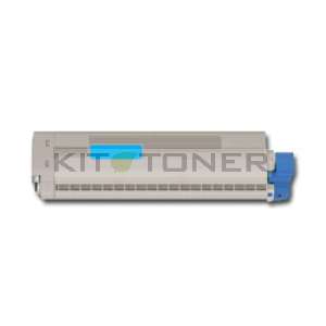 Oki 45862839 - Cartouche toner compatible cyan