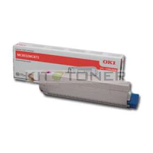 Oki 45862838 - Cartouche de toner magenta d'origine