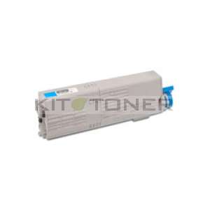 Oki 46490607 - Cartouche de toner compatible cyan