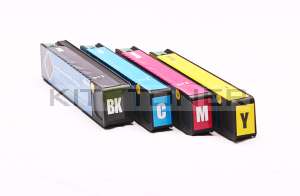 HP 973X - Pack de Quatre Cartouches d'encre compatibles