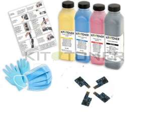 Samsung CLTC404S, CLTY404S, CLTM404S, CLTK404S - Kit de recharge toner compatible 4 couleurs