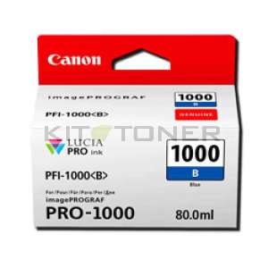 Canon PFI1000B - Cartouche d'encre bleu Canon PFI1000B