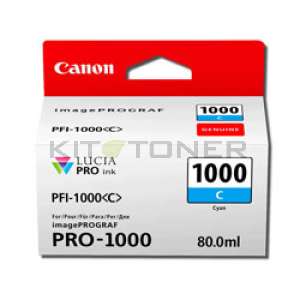 Canon PFI 1000C - Cartouche d'encre cyan Canon PFI 1000C