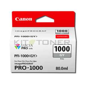 Canon PFI1000GY - Cartouche d'encre grise Canon PFI1000GY