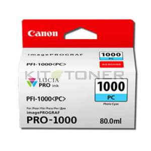 Canon PFI1000PC - Cartouche d'encre photo cyan Canon PFI1000PC