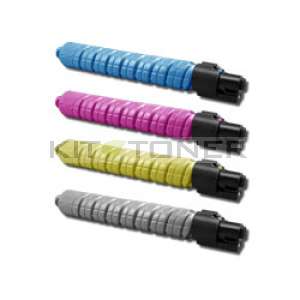Ricoh 841651, 841652, 841653, 841654- Pack de 4 cartouches compatibles 4 couleurs