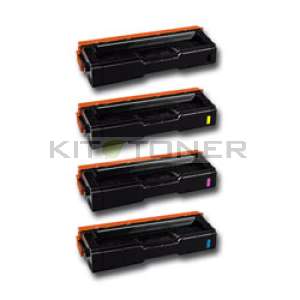 RICOH Aficio SP C250 - Pack de 4 toners compatibles 4 couleurs