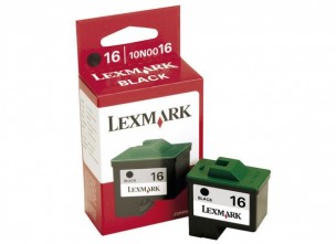 Lexmark 10N0016E - Cartouche d'encre noire origine n°16