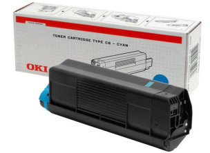 Oki 42127407 - Cartouche de toner cyan d'origine