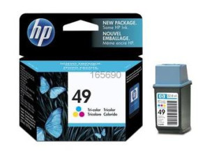 HP 51649A - Cartouche d'encre couleur de marque 49