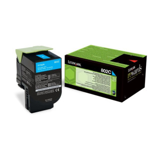 Lexmark 80C20C0 - Cartouche de toner cyan originale