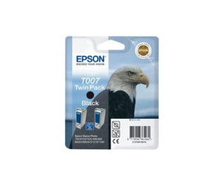 Epson C13T007402 - Pack combo de 2 cartouches d'encre noire de marque T007402