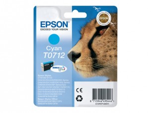 Epson C13T07124011 - Cartouche d'encre Durabrite cyan T0712