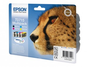 Epson C13T07154011 - Pack de 4 cartouches encre Epson T0715