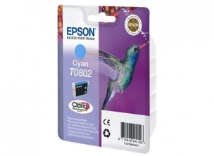 Epson C13T08024011 - Cartouche d'encre Epson Claria cyan T0802