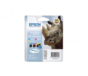 Epson C13T10064010 - Pack de 3 cartouches d'encre Epson T1006