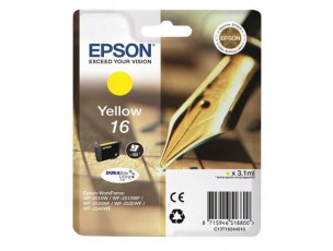 Epson C13T16244010 - Cartouche d'encre jaune d'origine T1624