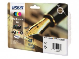 Epson C13T16264010 - Pack de 4 cartouches d'encre Epson T1626