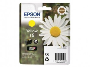 Epson C13T18044010 - Cartouche d'encre jaune de marque T1804
