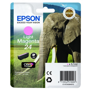 Epson C13T24264010 - Cartouche d'encre magenta clair de marque T2426