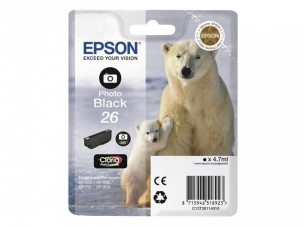 Epson C13T26114010 - Cartouche d'encre noire d'origine T2611