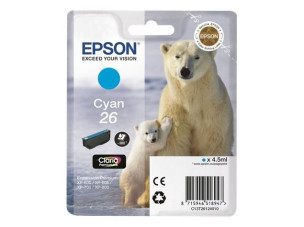 Epson C13T26124010 - Cartouche d'encre cyan d'origine T2612