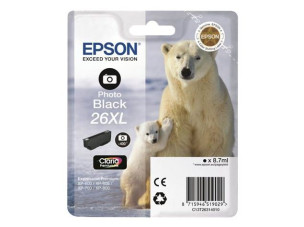 Epson C13T26314010 - Cartouche d'encre noire d'origine T2631