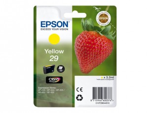 Epson C13T29844010 - Cartouche d'encre jaune 29 d'origine